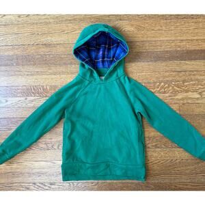Mini Boden Boys' Green Hooded Sweatshirt Size 8-9